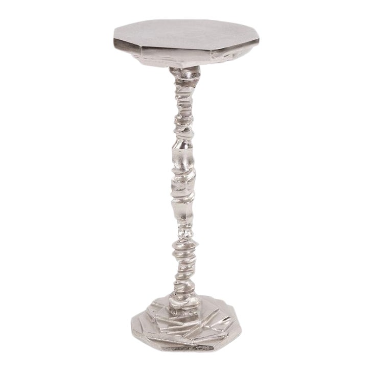 Rock Cut Cast Aluminum Martini Table from Ludwig Chicago Chairish