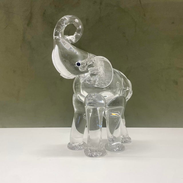 Murano Glass African Elephant, 1960s For Sale - Image 4 of 4