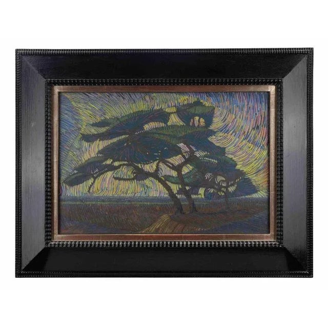 Nicolas Alexandrovitch Tarkhoff, Landscape, Tempera, Early 20th Century For Sale - Image 5 of 5