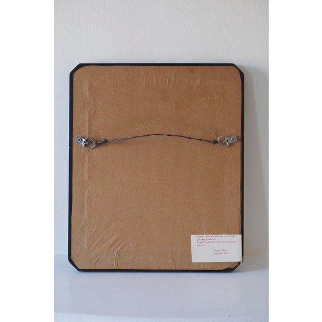 1980s Late 20th Century, Pen and Ink Butterfly Drawing by Marian Howard, Signed For Sale - Image 5 of 5