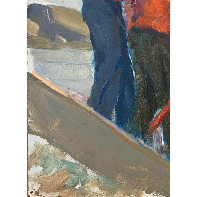 1960s Socialist Realism Oil Painting, Ukrainian Artist, 1960s For Sale - Image 5 of 6