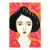 Ariana, Heretic Beekeeper, Pop Art, Vintage Style Modern Oil Portrait by Alexandra Swistak For Sale