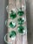 French Vintage French Emerald Green Stemmed Glasses-Set of 6 For Sale - Image 3 of 7