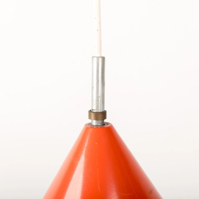 1960s MidCentury Orange Billiard Pendant by Arne Jacobsen for Louis Poulsen Chairish