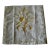 French Gold Metallic Embroidery of Lilys Flowers Fragment Cica 1890 For Sale