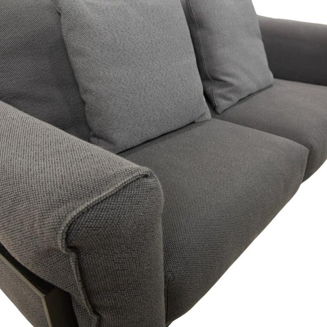 Elm 2-Seater Sofa in Oak and Anthracite Fabric by Jehs & Laub for Cor For Sale - Image 4 of 13