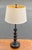 Transitional Pottery Barn Turned Wood Adjustable Table Lamp For Sale - Image 3 of 11