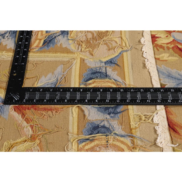 Textile Vintage Chinese Aubusson Rug, 08'11 X 12'05 For Sale - Image 7 of 10