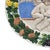 Italian Della Robbia Style Angels Oval Wall Platter 19.5" Glazed Relief Fruit For Sale - Image 9 of 14