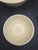 Ceramic Complete Four Piece Set of Vintage Nelson McCoy Stonecraft Nesting Mixing Bowls With Pink and Blue Stripes For Sale - Image 7 of 11