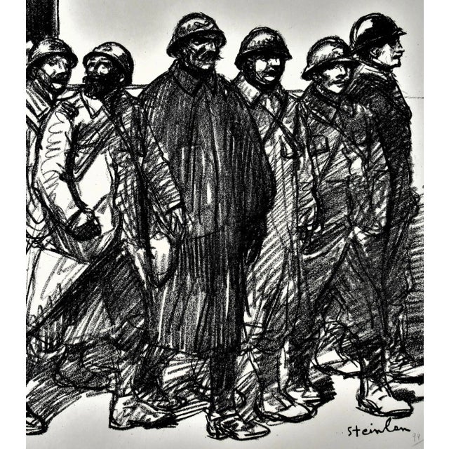 Realism Théophile Alexandre Steinlen, A Bientot Pour de Bon, 1916 For Sale - Image 3 of 7