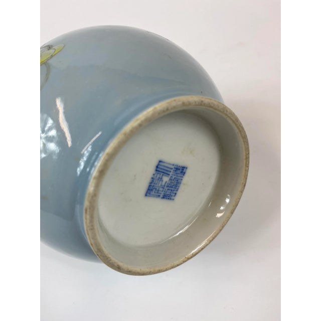 Mid 18th Century Painted Porcelian Vase For Sale - Image 9 of 10
