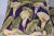 1980s Vintage Calla Lily Pillows in Purple, Green and Yellow - a Pair For Sale - Image 5 of 10