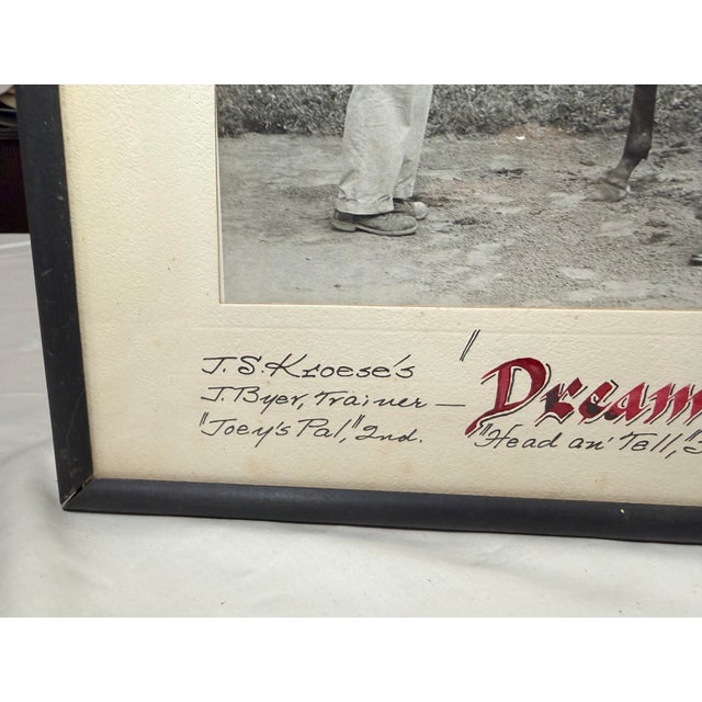 Vintage 47 Original Bert Morgan Dreamer Jamaica Horse Racing Jockey Photograph For Sale - Image 9 of 13