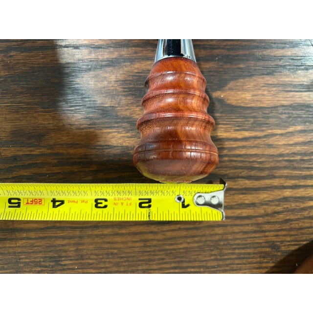 1980s Wood Turned Wine Bottle Stopper For Sale In Sacramento - Image 6 of 6