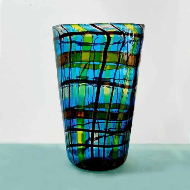 Conical Scozzese Vase by Ercole Barovier for Cristian Dior For Sale - Image 15 of 17