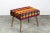 2020s Colorful Velvet Bench With Metal Legs For Sale - Image 5 of 5