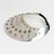 Sonia Rykiel Sonia Rykiel Silvered Metal Bib Necklace with Blue Glass Cabochons For Sale - Image 4 of 14