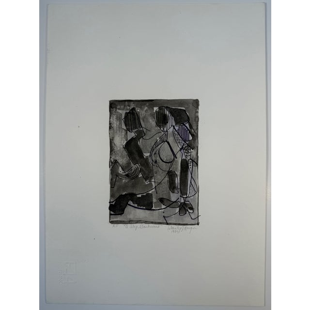 Artist: Stanley J. Krupa Title: A Step Backward Year: 1987 Medium: Artist Proof (A.P.) – print on paper Stanley J. Krupa’s...