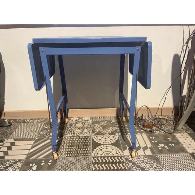 Folding Table on Wheels For Sale - Image 5 of 5