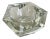 Large Murano Faceted Diamond Ashtray in the style of Flavio Poli, 1970s For Sale