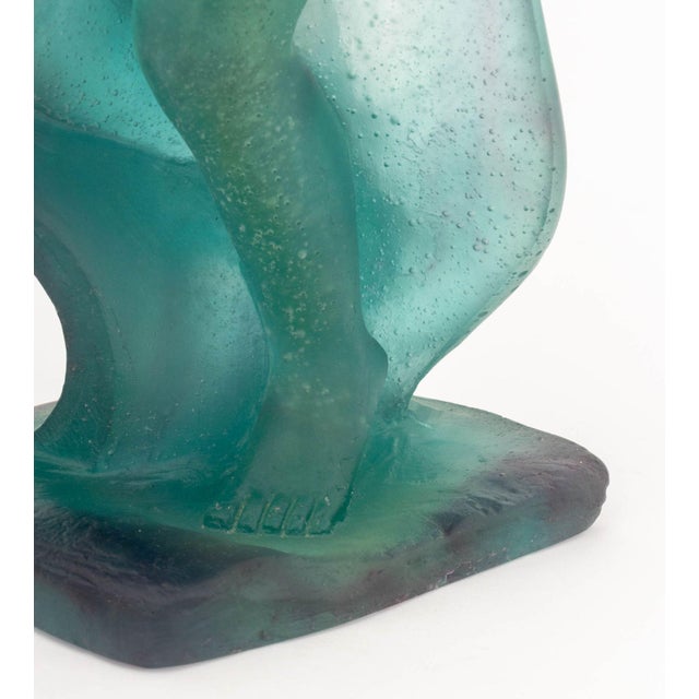 Andre Deluol for Daum Pate-De-Verre Glass Sculpture For Sale - Image 10 of 14