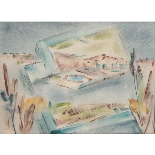 Yngve H. Olsen (American, 1905 – 2000) Untitled (southwest landscape), mid-20th century Watercolor painting on paper...