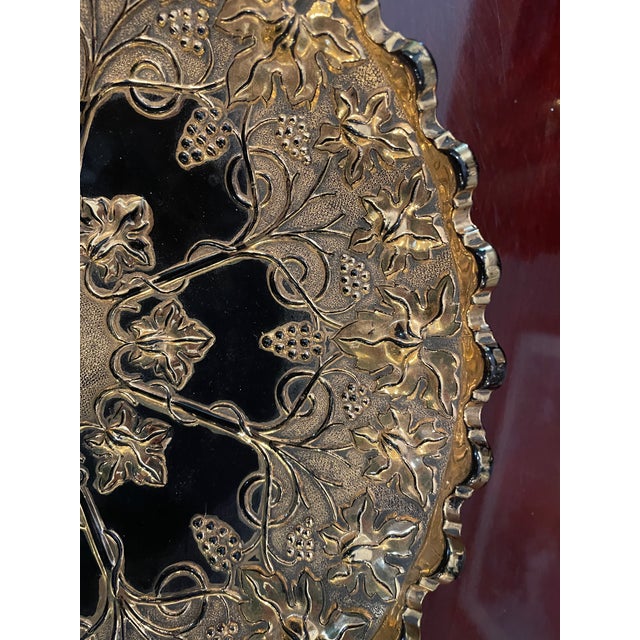 Early 20th Century Northwood Verre D’Or Carnival Glass — Grape & Cable Pattern For Sale - Image 10 of 13