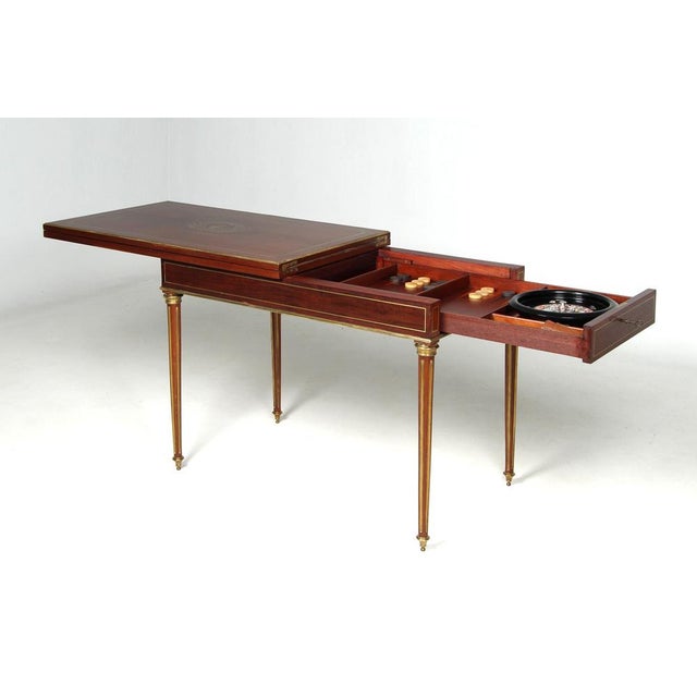 1900 - 1909 Louis XVI Style Roulette Games Table, 1900s For Sale - Image 5 of 18