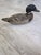 Antique Hand-Stamped "K" Rig Cork & Wood Black Duck Decoy - Early 20th Century Americana For Sale - Image 10 of 12