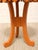 Wood Vintage 1970s Scalloped Round Side Table in Peach For Sale - Image 7 of 7