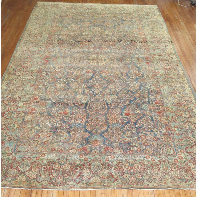 19th Century Zabihi Collection Oversize Persian Sarouk Rug - 10'3" x 17'5" For Sale - Image 10 of 12