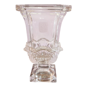 Vintage Godinger Glass Co Shannon Deco Crystal Glass Trophy Vase, Ireland 21st Century