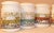Piero Fornasetti Opaque White Glass Jars and Covers made for Fiat - Set of 6 For Sale - Image 11 of 13