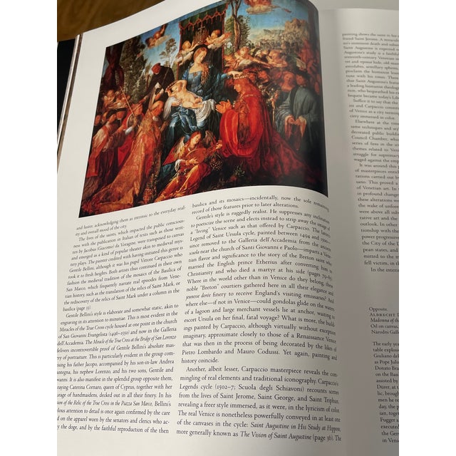 Red 1970s The History of Venice in Paintings 1 St Edition Oversized Book For Sale - Image 8 of 9