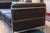 Metal Pair of 1980s Jack Cartwright Corbusier Lc2 Style Black Fabric & Chrome Sofas For Sale - Image 7 of 10