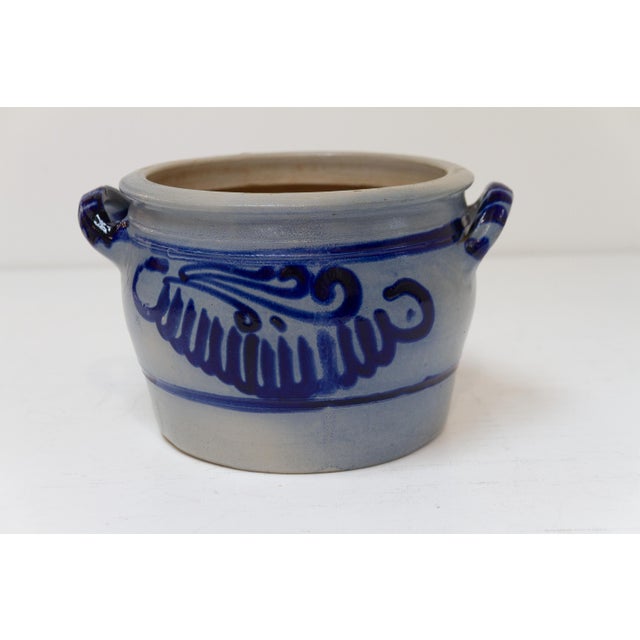 Ceramic 19th Century German Stoneware Five Liter Crock, 1890s For Sale - Image 7 of 12
