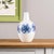 Modern Two-Tone Tie Dye Design Ceramic Vase 11"H For Sale - Image 3 of 3