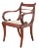 Baker Furniture Regency Carved Mahogany Arm Chair or Side Chair For Sale