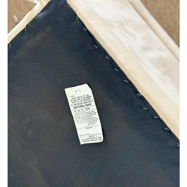 We are very pleased to offer a set of four vintage dining chairs by Lion in Frost; this set embodies sleek sophistication...