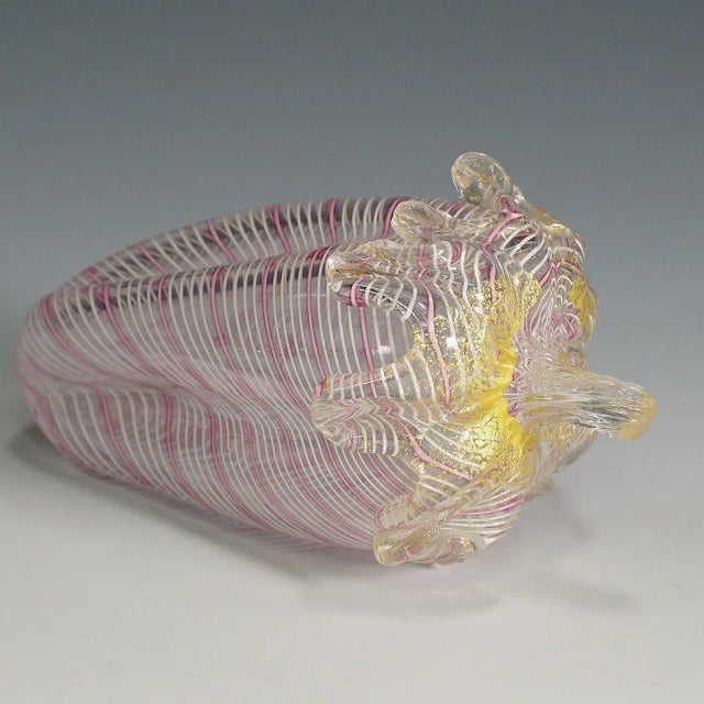 Small Murano Glass Sweet Pepper Fruit in Canne Glass, 1960s For Sale - Image 4 of 8