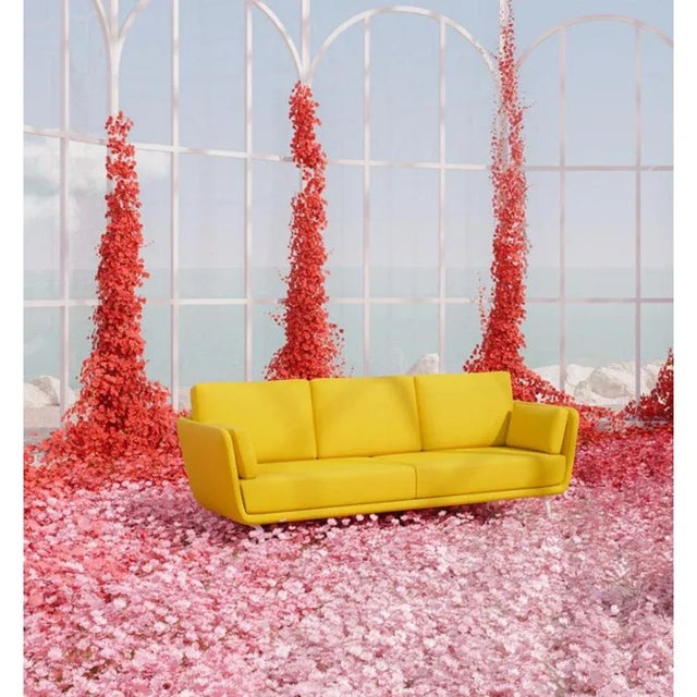 3p swan sofa by pepe albargues. Dimensions: d 93 x w 186 x h 92 cm materials: iron, mdf, foam, polyester, goose. Iron and...