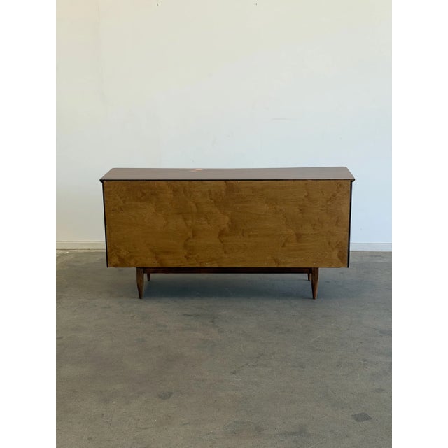 Kent Coffey Mid-Century Modern Eloquence Sculptural Walnut Dresser Buffet For Sale - Image 13 of 15