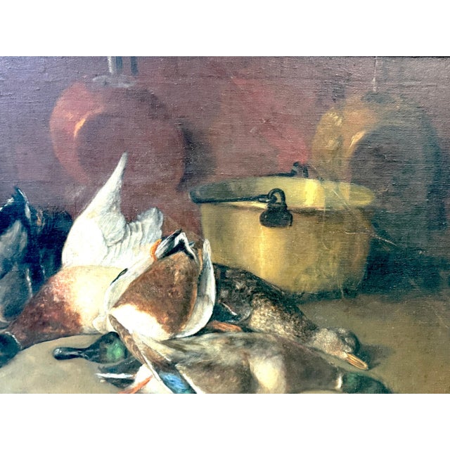 Henri Douzil (1837–1891) French Sporting Still Life "After the Hunt" For Sale - Image 15 of 15
