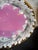 Transitional Vintage Fornasetti Style Pink Splash Luster Platter For Sale - Image 3 of 10