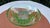 Art Deco Green Uranium Glass Serving Dish from Stölzle Heřmanova Huť, 1920s For Sale - Image 6 of 7