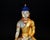 Late 20th Century Natural Rock Crystal Gilt Bronze Buddha Nepal Authenticity Seal For Sale - Image 9 of 18