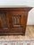 Antique English Oak Court Cabinet With Linen Fold Carved Panels From St. Joseph’s Abby For Sale In Boston - Image 6 of 11