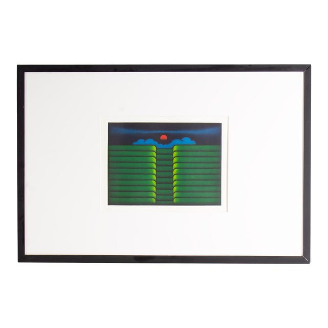 Signed Limited Edition Mezzotint by Kazuhisa Honda For Sale