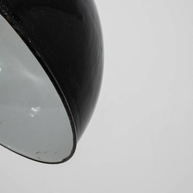 1930s Czech Metal Industrial Angular Pendant Lamp For Sale - Image 11 of 18